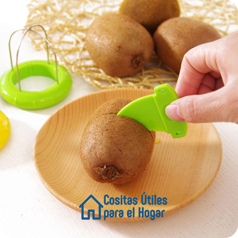 Accesorio para Pelar Kiwis Cortador de kiwi con pieza para abrir y pelar la fruta