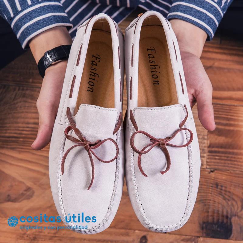 Zapatos informales blancos para hombre Zapatos informales blancos para hombre con diseño cómodo