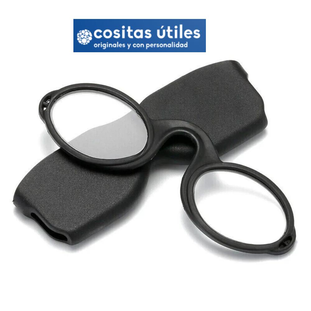 Gafas de lectura con Clip para la nariz, anteojos de silicona suave, con estuche y cordón, sin brazos, 2024 Gafas de lectura con Clip para la nariz, anteojos de silicona suave, con estuche y cordón, sin brazos, 2024