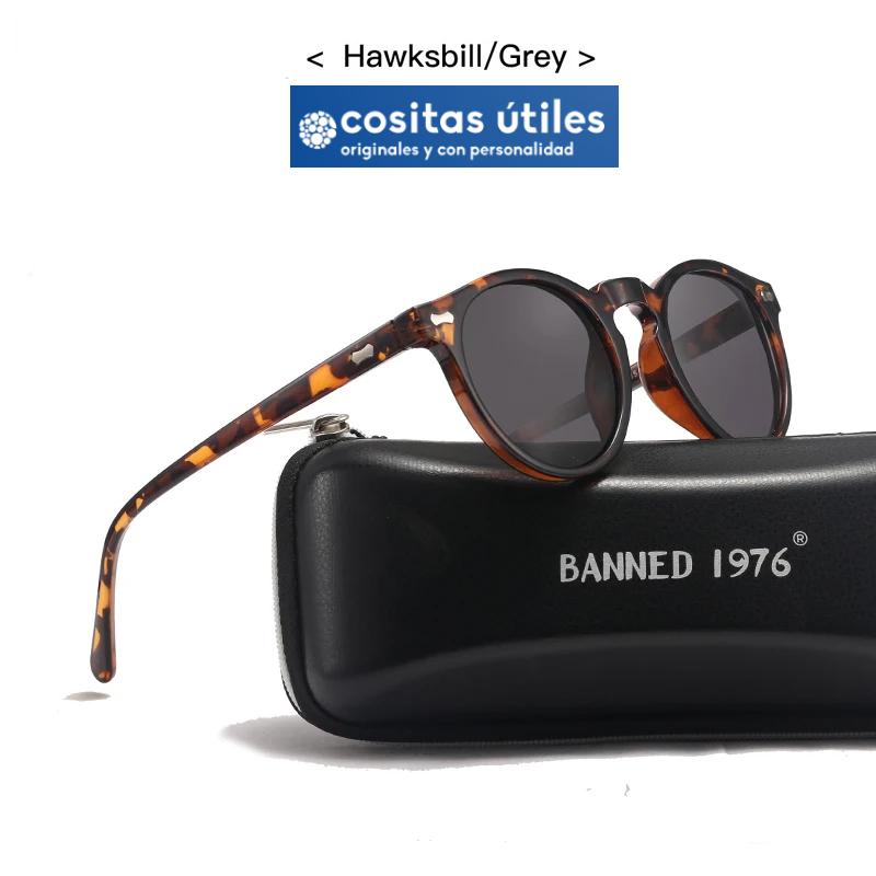 Gafas Vintage Polarizadas Carey Oscuro Gafas de sol polarizadas vintage carey oscuro unisex UV400