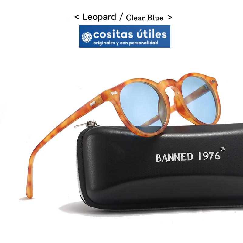 Gafas Vintage Polarizadas Carey con Lentes Azules Gafas de sol polarizadas vintage carey con lentes azules unisex UV400