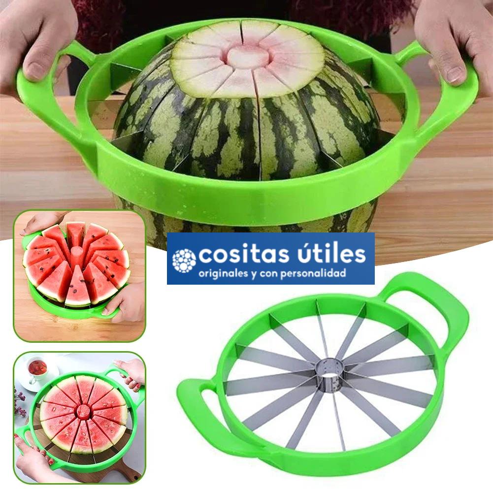 Cortador de melón y sandía manual con cuchillas de acero inoxidable Cortador de melón y sandía manual con cuchillas de acero inoxidable