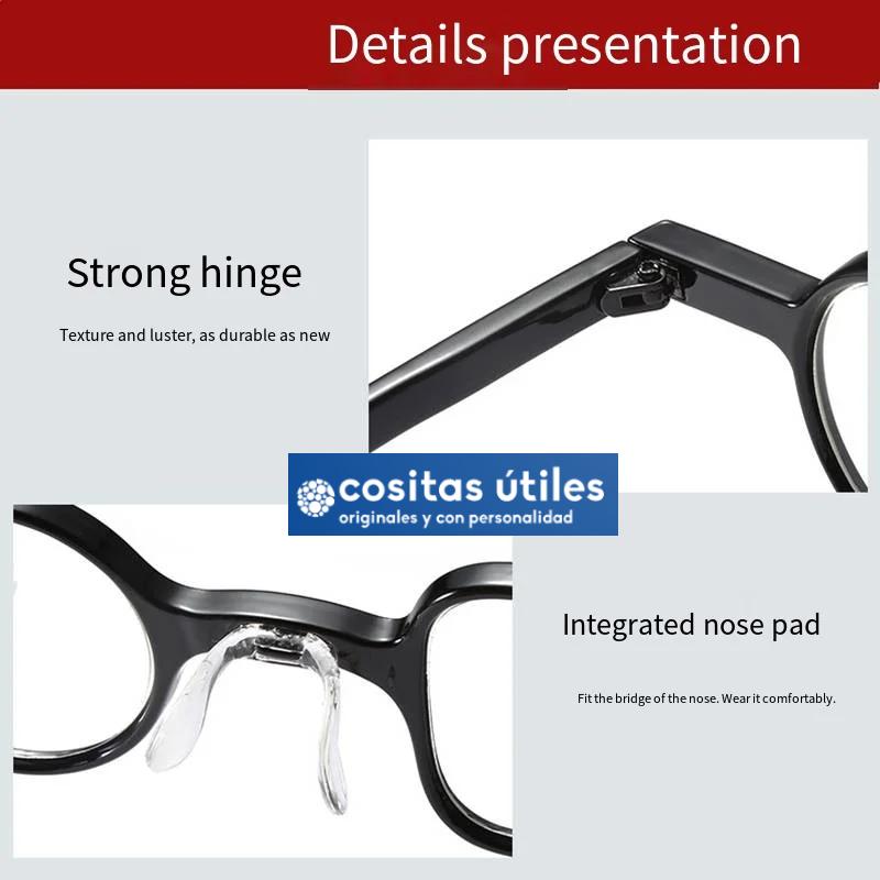 Gafas de lectura de alta calidad, Unisex, ultraligeras, irregulares, cuadradas, redondas, de alta definición, antiluz azul, para presbicia Gafas de lectura de alta calidad, Unisex, ultraligeras, irregulares, cuadradas, redondas, de alta definición, antiluz azul, para presbicia
