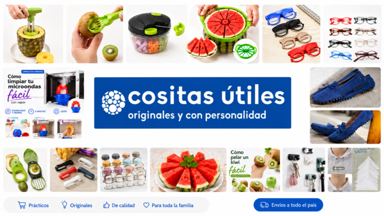 Cositas útiles para casa con productos originales y prácticos de cocina, moda y accesorios